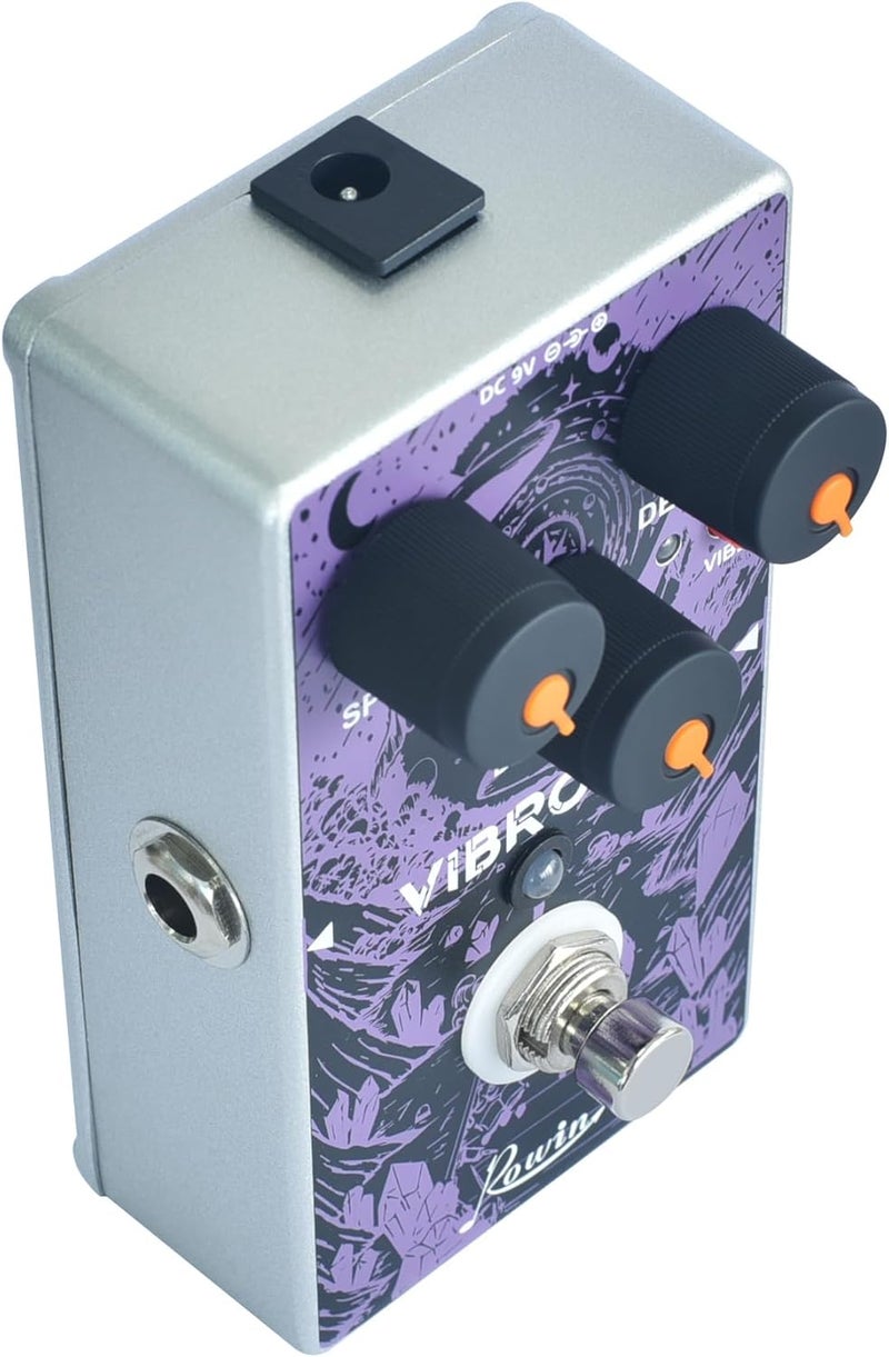 IOppWin Rowin Chorus-Tremolo Monoblock Guitar Pedal, Analog Modulation Effect for Electric Guitar, Classic 60s Psychedelic Sound, Chorus & Tremolo Combo Pedal, True Bypass Metal Mini Pedal - Image 2